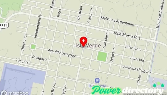 mapa de Isla Verde  en Isla Verde