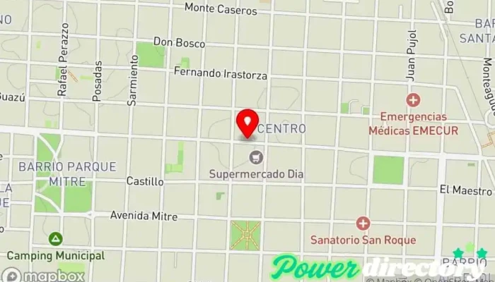 mapa de Isondu Larreteguy Psicólogo en Curuzú Cuatiá