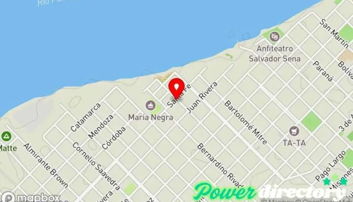 mapa de Itupan Sucursal Panadería mayorista en Ituzaingó