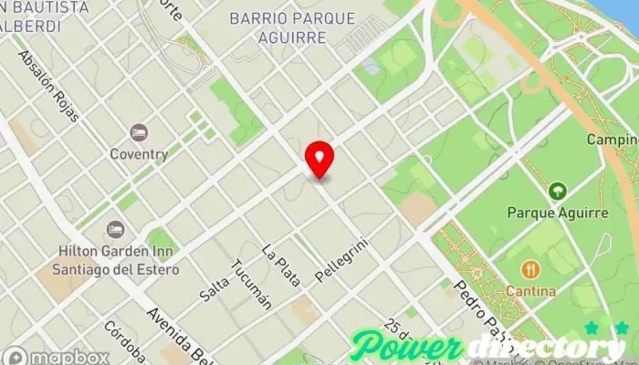 mapa de jaf Kinesiología y Fisioterapia Centro de rehabilitación en Santiago del Estero