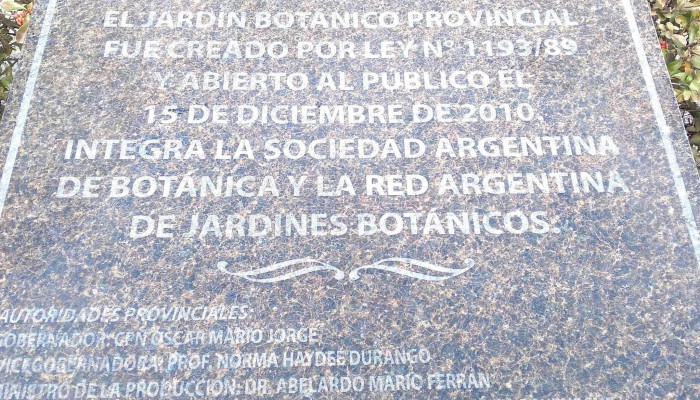 Jardin Botanico Provincial -  Instagram - Toay