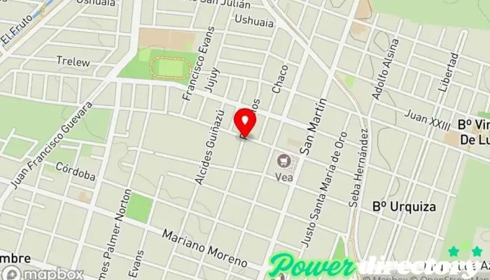 mapa de Jet Creditos Agencia de préstamos en Luján de Cuyo