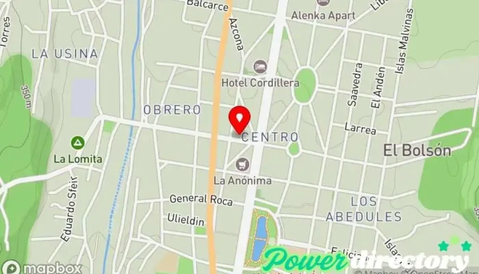 mapa de KAIZEN Centro Deportivo Holístico Gimnasio en El Bolsón