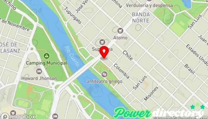 mapa de KAIZEN Río Cuarto Gimnasio en Río Cuarto