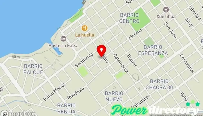 mapa de KINEFISIO Kinesiólogo en Paso de la Patria