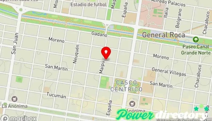 mapa de KINESALUD Kinesiólogo en Gral. Roca