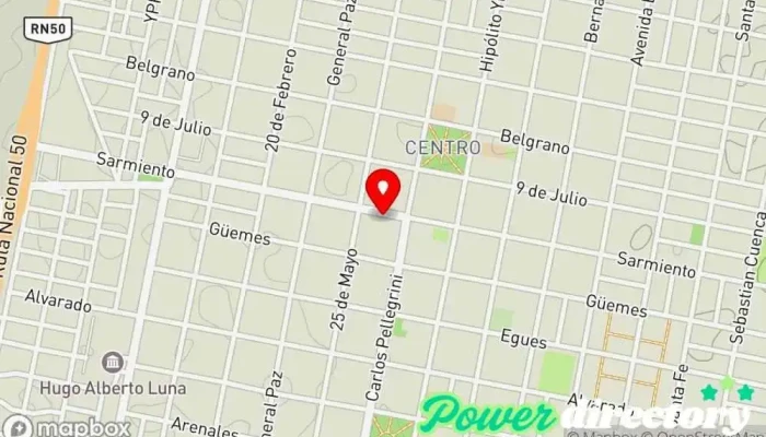 mapa de Kinesia Oran Kinesiólogo en San Ramon de la Nueva Oran