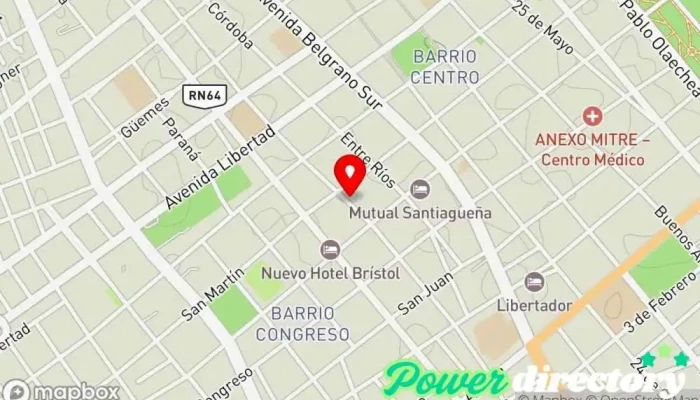 mapa de Kinesio Center Centro de rehabilitación en 4200
