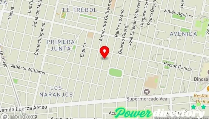 mapa de Kinesióloga y fisioterapia Fisioterapeuta en Córdoba