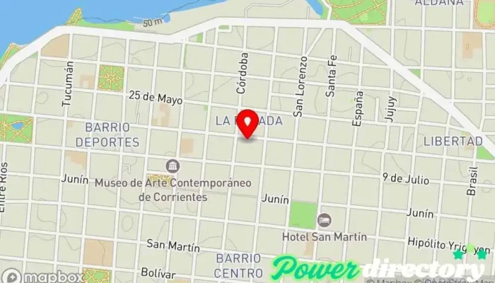 mapa de kinesiologia RPG Oficina médica en Corrientes