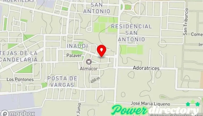 mapa de Kinesiologia y Fisioterapia Lic. Veronica E. Vacchina Fisioterapeuta, Masajista en Córdoba