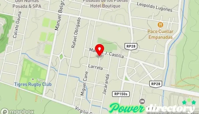 mapa de Kinesiologia y fisioterapia Médico en San Lorenzo