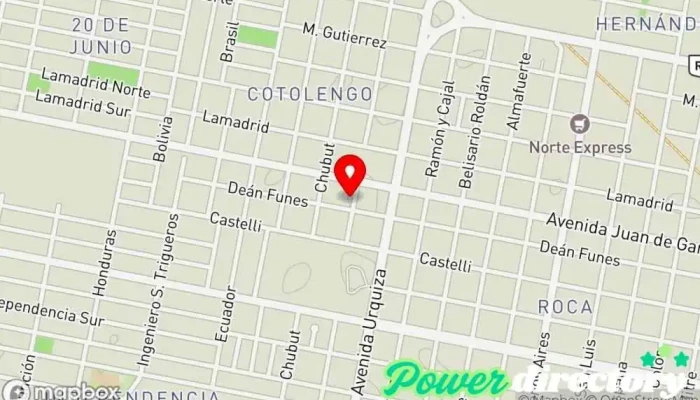 mapa de Kinesis Kinesiólogo, Fisioterapeuta en San Francisco