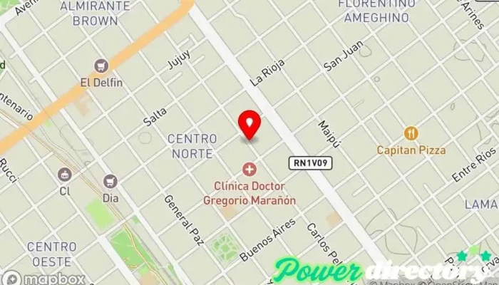 mapa de KINETICS - CONSULTORIO PRIVADO DE REHABILITACION DEPORTIVA Fisioterapeuta en Villa María