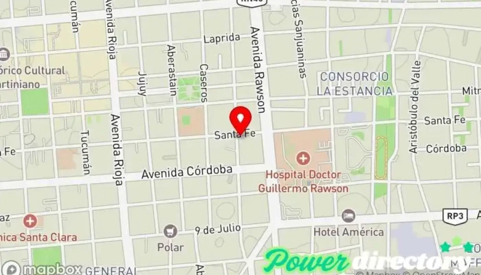mapa de Kinevital Kinesiólogo en San Juan