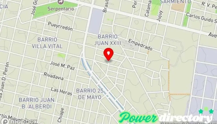 mapa de Kiosco y Panadería Santa Lucía Panadería en Goya