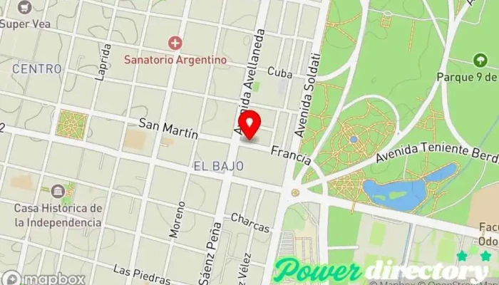 mapa de Kiośco'bebidas Panaderia Sagrado Corazon Panadería en San Miguel de Tucumán