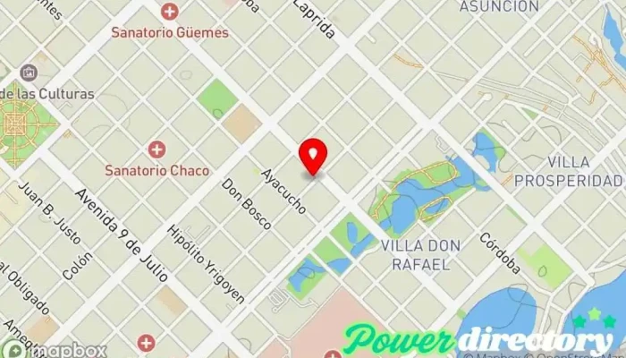 mapa de Klgo. Sanso, Gustavo Dante Fisioterapeuta en Resistencia