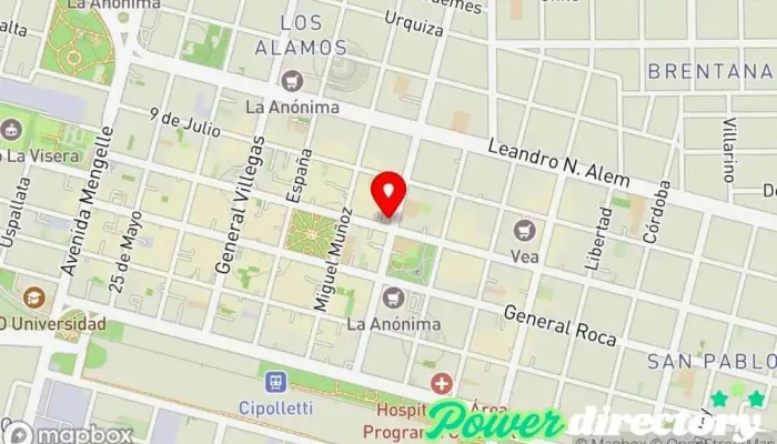 mapa de Konfio Prestamos Rápidos Institución financiera, Agencia de préstamos en Cipolletti