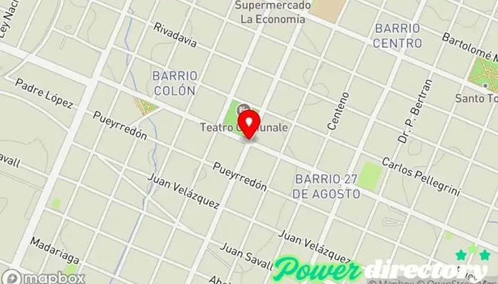 mapa de La casa del dulce Panadería en Santo Tomé