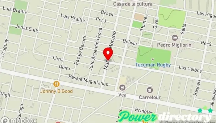 mapa de La Esquinita Pastelería en Yerba Buena