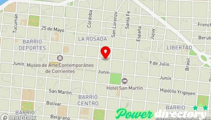 mapa de La Financiera Banco en Corrientes