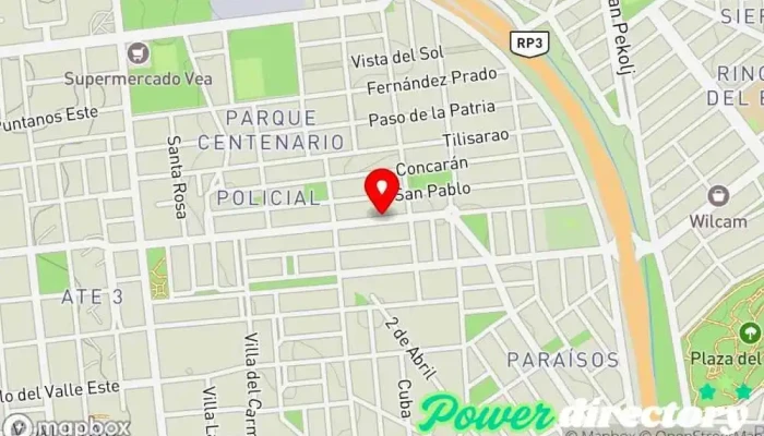 mapa de La Milonguita Panaderia Panadería en San Luis