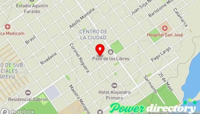 mapa de La Nueva Farola Restaurante en Paso de los Libres