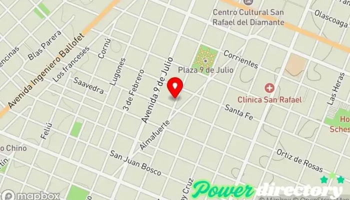 mapa de La Pasta Real Fabrica de Pastas Panaderia Panadería en San Rafael