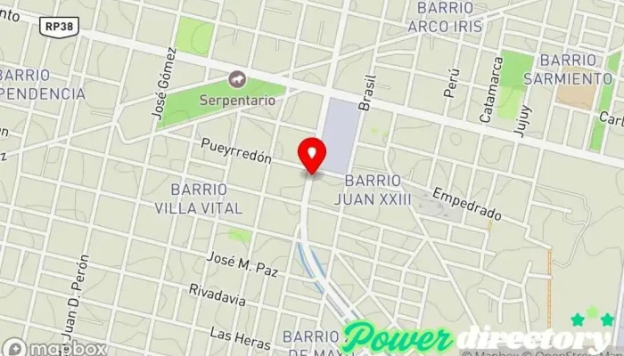 mapa de La Veneciana Panadería en Goya