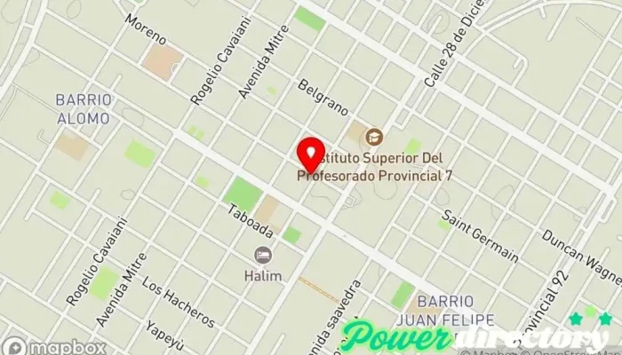 mapa de La Vieja Esquina Cafetería en Quimili