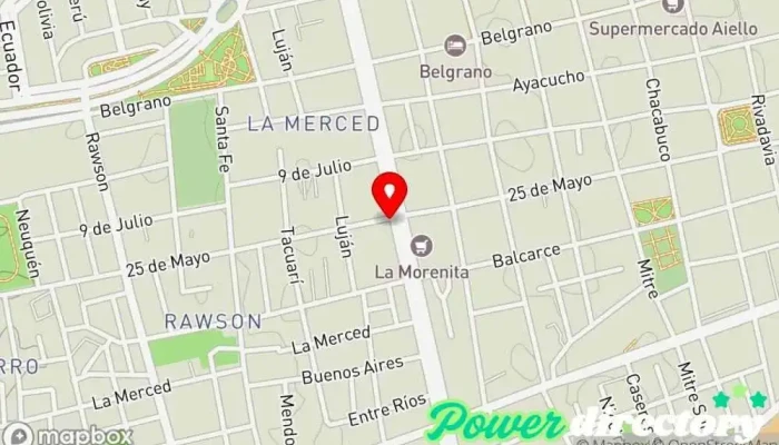 mapa de Las Delicias SRL Panadería en San Luis