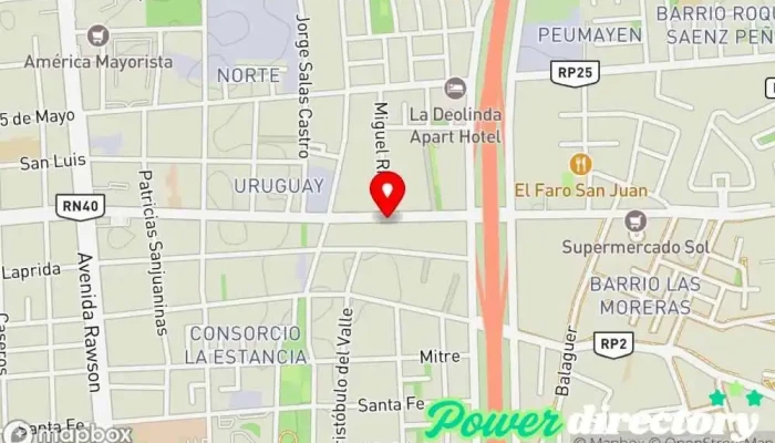 mapa de Le La Ernestina Panadería en Santa Lucía