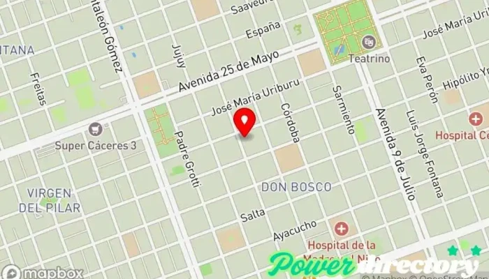 mapa de Libertad, Salud-Movimiento Centro de pilates, Cardiólogo, Psicólogo infantil, Nutricionista, Psicólogo, Clínica de psicopedagogía, Centro de salud y bienestar en Formosa