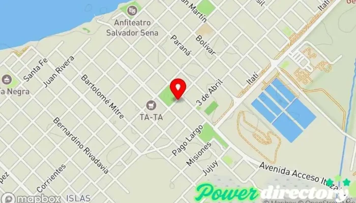 mapa de Lic. Kinesiología y Fisiatría Luciana Gilli Kinesiólogo en Ituzaingó