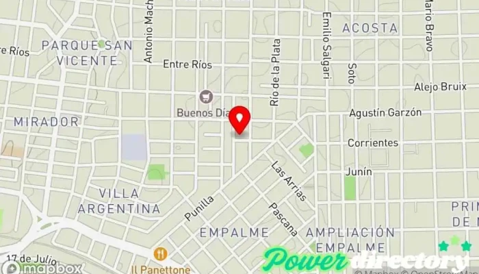 mapa de lic Kinesiologia y Fisioterapia Daniel Maejo Oficina médica en Córdoba