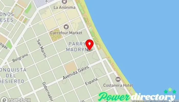 mapa de Little - Cre Comercio, Centro de negocios en Puerto Madryn