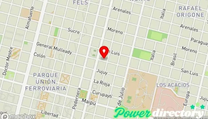 mapa de Lo de Fausti Congelados Tienda de congelados en Villa Mercedes