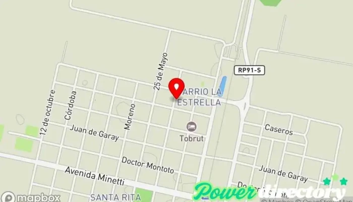 mapa de Lo De Tobia Panadería en Villa Minetti
