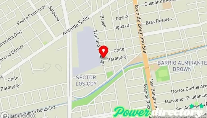 mapa de Locos x por las Empanadas Panadería en Santiago del Estero