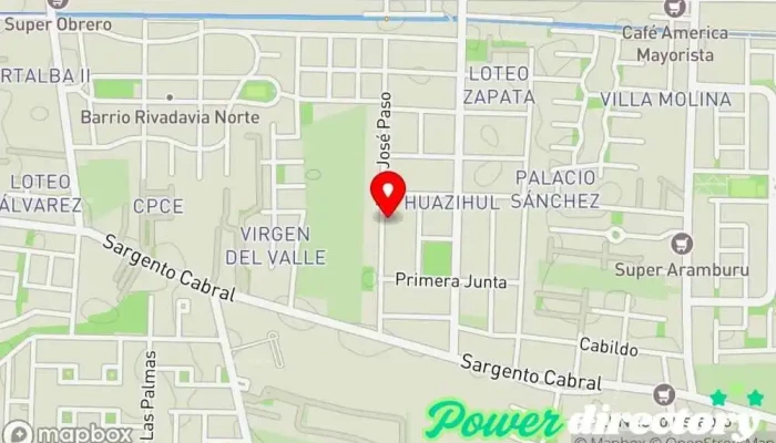 mapa de Los Picapiedras Pastelería en Rivadavia
