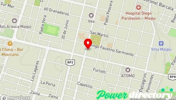 mapa de LUZ MARINA Agencia de préstamos en Maipú