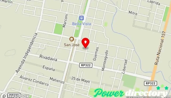 mapa de LYN Centro Médico Centro médico en Bella Vista