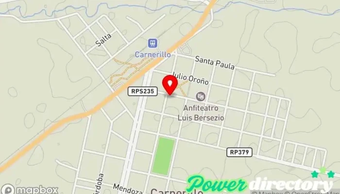 mapa de Macro Sucursal Carnerillo Banco en Carnerillo