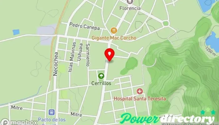 mapa de Macro Sucursal Cerrillos Banco en Cerrillos