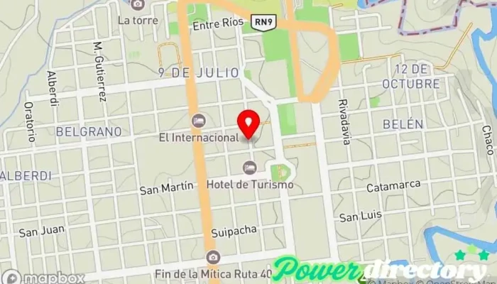 mapa de Macro Sucursal La Quiaca Banco en La Quiaca