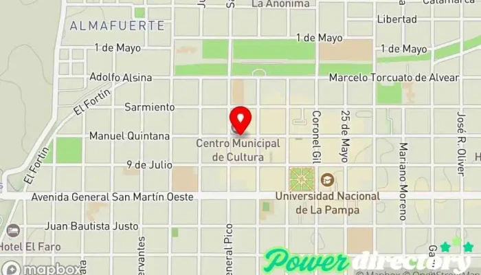 mapa de Macro Sucursal Santa Rosa Banco en Santa Rosa