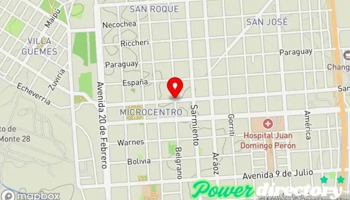 mapa de Macro Sucursal Tartagal Banco en Tartagal