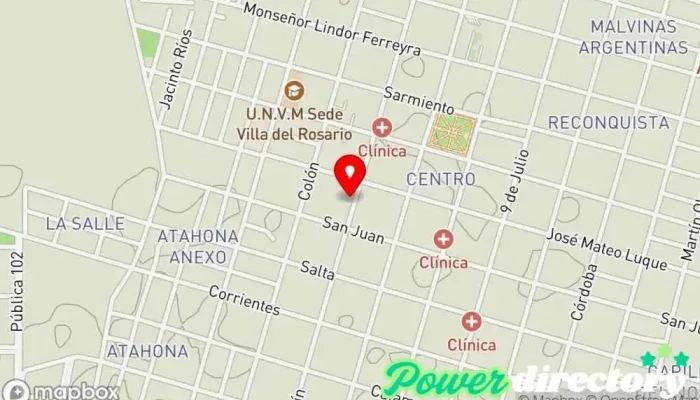 mapa de Macro Sucursal Villa Del Rosario Banco en Villa del Rosario