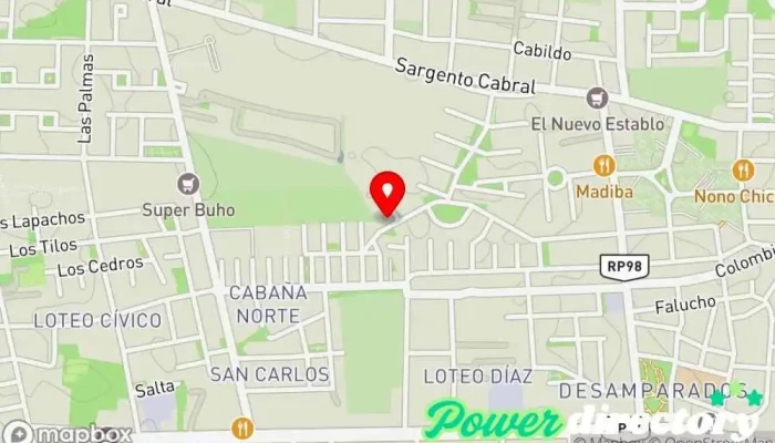 mapa de Malene pasteleria Panadería en Rivadavia